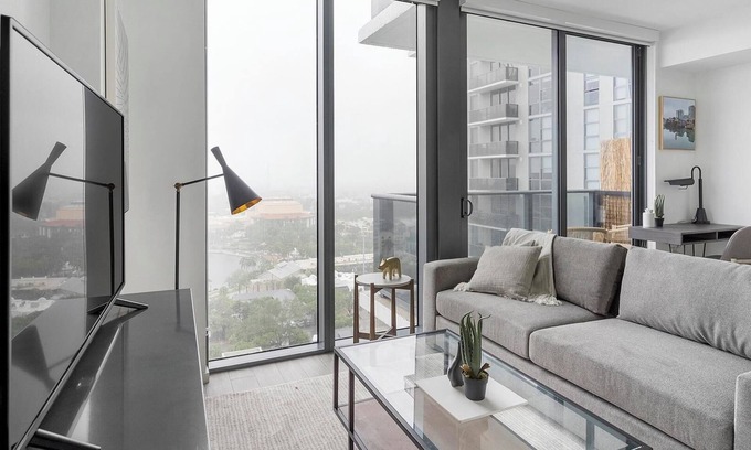 Riverwalk Fort Lauderdale Apartment | Pet-Friendly 1 Bedroom at Flow Fort Lauderdale with Pool