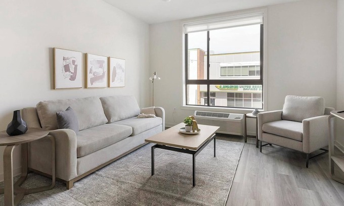 Carteret Apartment | Landing | Spectacular 1BD, Rooftop Lounge