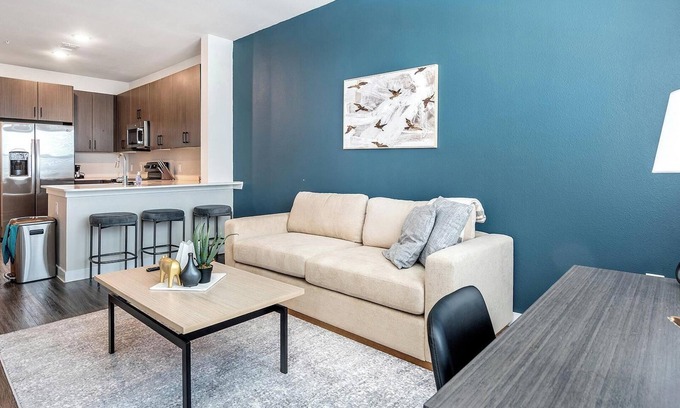 Wetmore Apartment | Landing | Stylish 1BD, Clubhouse, Gym