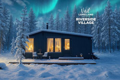 Kolari Ski Chalet | Pet-Friendly KARPALO Riverside Cabin with Sauna & BBQ
