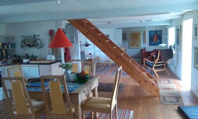 Langebaek House | Pet-Friendly Langøhuset with Hot Tub & Kitchen Access