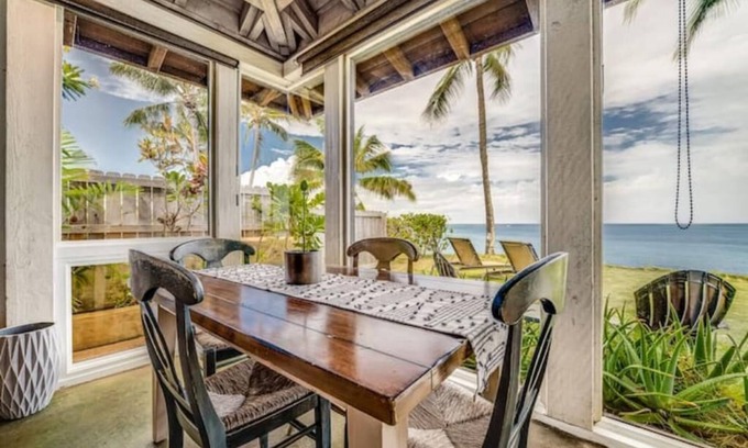 Kuau Cottage | Oceanfront Cottage Retreat at Lani Paradise for Families
