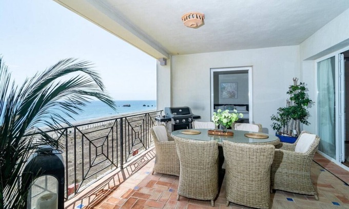 Bahia de Casares Apartment | Beachfront Family Retreat: 3-Bed Apartment Awaits You