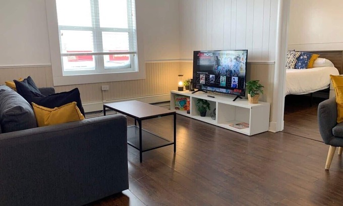 Moose Jaw Apartment | Stylish 1-Bdrm Condo in Downtown with WiFi & Smart TV