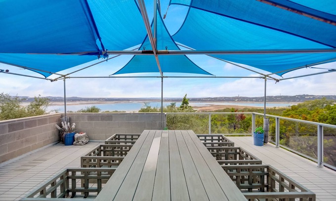 Comanche Trail House | Scenic Lake Views & BBQ Deck with 10/10 Guest Rating