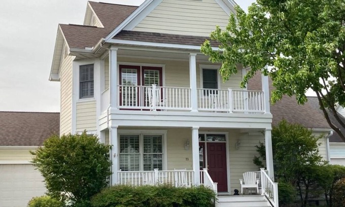 Ocean View House | Spacious 5-Bedroom Home Near Tennis Courts in Bear Trap Dunes