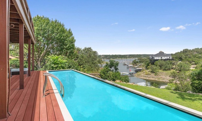 Yacht Harbor House | Discover Upstay - Austin Retreat with Pool & Hot Tub