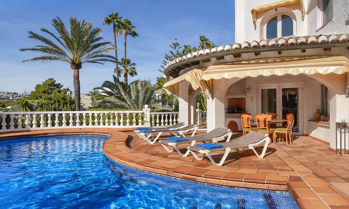 El Portet Villa | Large and comfortable villa with private pool in Moraira, on the Costa Blanca, Spain for 6 persons