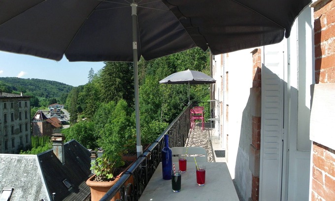 Plombieres-les-Bains Apartment | Stunning Apartment with Scenic Views & Pet-Friendly Perks