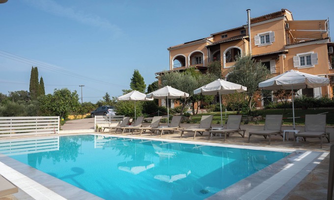 Kontokali Apartment | Spacious Apartment with Pool and Garden, Rated 9.4/10