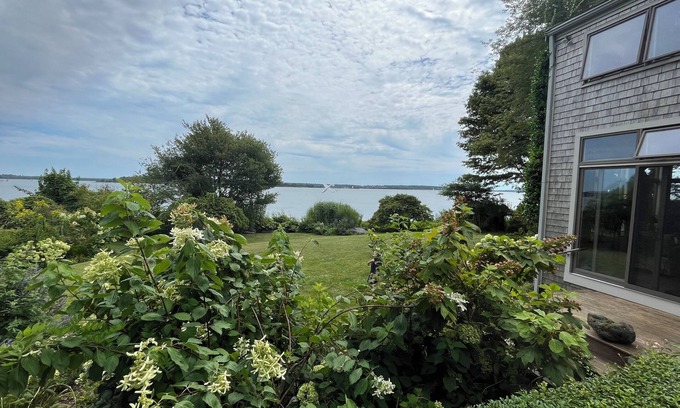 Saunderstown House | Beachfront Retreat Near Newport RI with Ocean Views