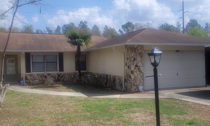 Pine Ridge House | Pet-Friendly Bungalow with Game Room and Fenced Yard
