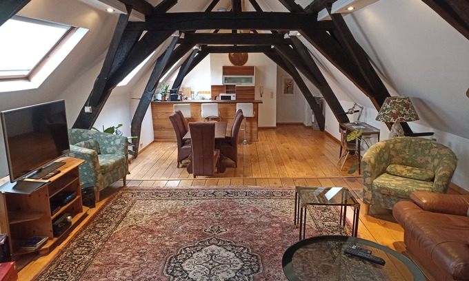 Dansaert Apartment | Lovely Duplex in Brussels' Historic Center with Breakfast