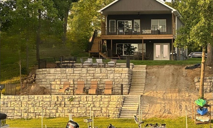Angola House | Family Retreat at Crooked Lake with Scenic Outdoor Oasis