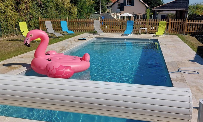 Le Cormier House | Large family seaside villa La Plaine sur mer with swimming pool and enclosed garden