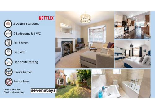 Birmingham House | Comfortable 3 Bedroom House in Edgbaston with Parking