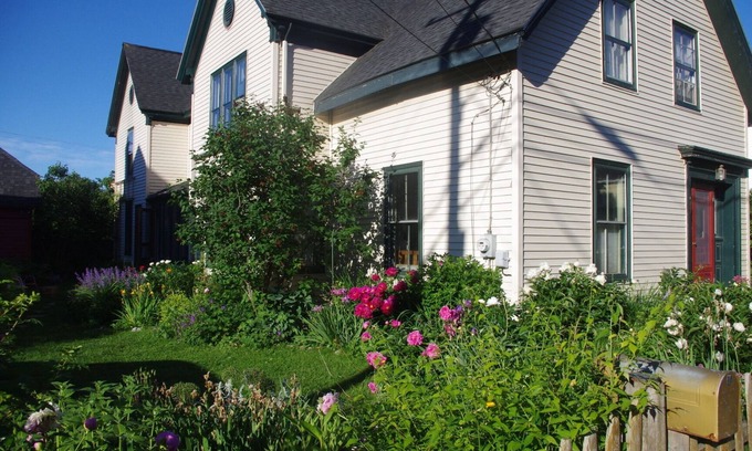Rockland House | Charming Home with Beautiful Gardens Near Main Street