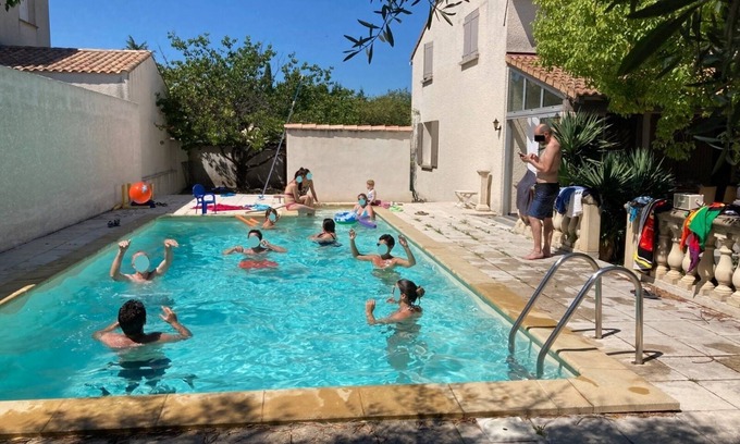 Vergeze House | Inviting Retreat Near Montpellier with Private Pool & Spa