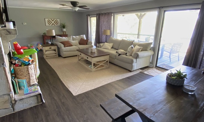 Milledgeville House | Lakefront Haven: 5 Beds with Gorgeous Views Near Downtown