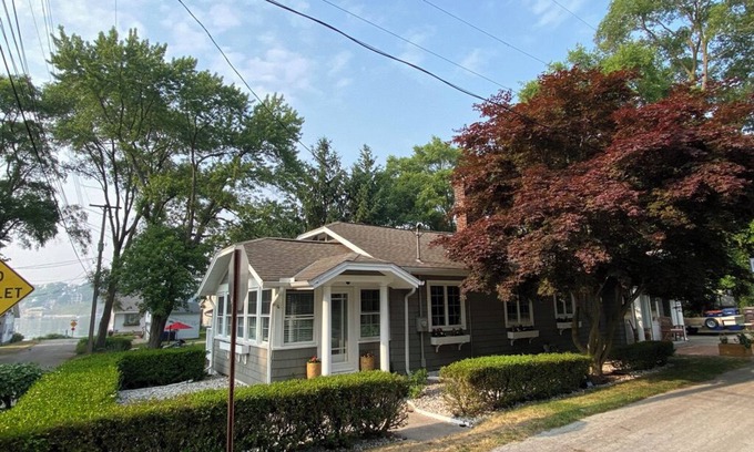 Spring Lake House | Lake View 3 Bedroom Home with Decks and Firepit