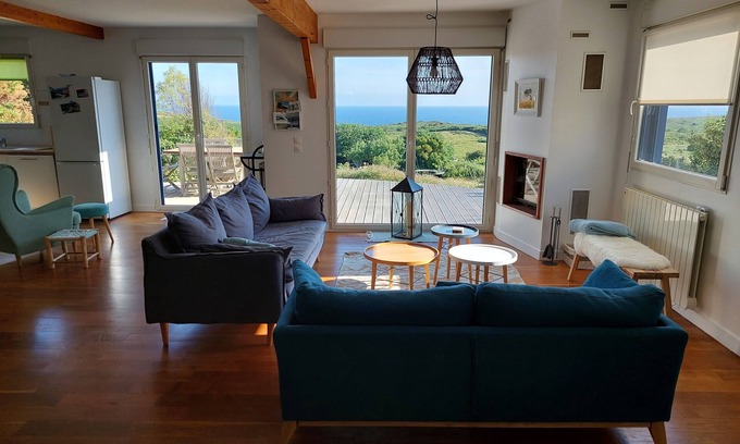 Plogoff House | Modern Holiday Home with Breathtaking Breton Sea Views