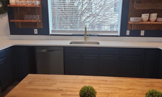 Waterville Apartment | Modern Open Concept Apartment in Downtown Waterville