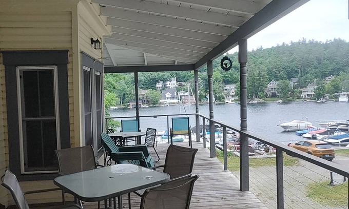 Sunapee House | Inviting Rustic Lake Home with Pool and Ocean Views