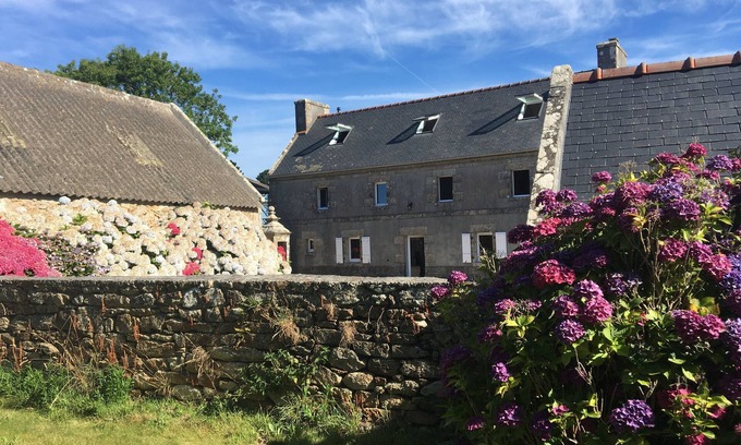 Cleden-Cap-Sizun House | Impressive Stone House Steps from the Sea and Trails