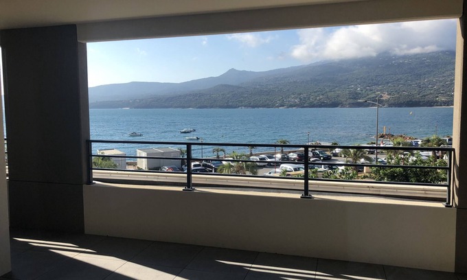 Propriano Apartment | Oceanfront T3 with Spa, Breakfast & 10/10 Guest Rating
