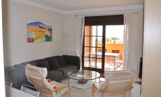 Ayamonte Apartment | Sea-Facing Apartment with Pool, Pet-Friendly for 6 Guests