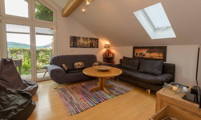 Bodenmais Apartment | Spacious Vacation Apartment with Balcony & Wood-Burning Stove