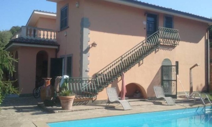 Lariano Villa | Lariano: Elegant Villa with Pool, Tennis Court & Park