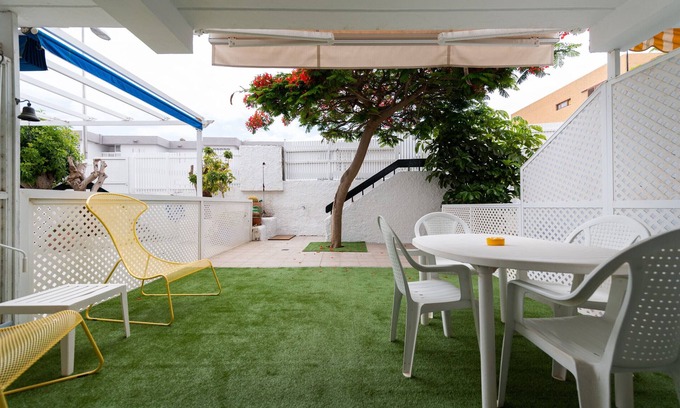 San Agustin Apartment | Oceanfront Bliss at Las Adelfas South Beach 2 by CanariasGetaway