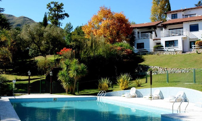 La Falda Cabin | Cozy Las Ardillas Cabañas y Suites with Pool and Hot Tub