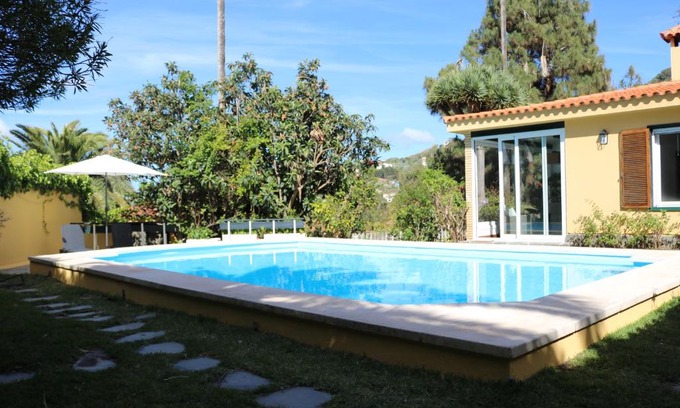 Santa Brigida House | Las Hortensias: Private Pool with Oceanfront Views