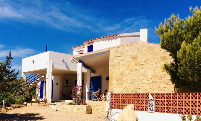 Formentera House | Last Minute Getaway: House with Garden & Ocean View