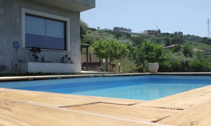 Agropoli Apartment | Relaxing House in the Green with Ocean Views & Pool