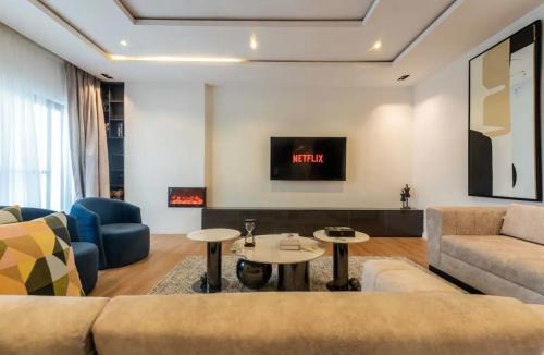 Lavington Apartment | Experience Lazizi Luxury: Pet-Friendly Oasis with Pool & Spa
