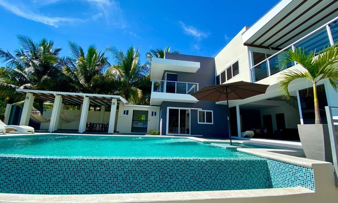 Costa Del Sol House | Oceanfront Lazo Beach House with Private Pool & Spa