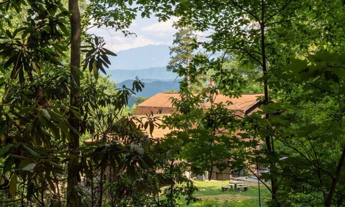 Gatlinburg - Pigeon Forge Apartment | Reconnect at Lazy Bear Cabin with Incredible Views & Amenities