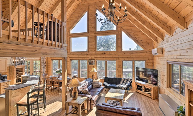 Pagosa Springs Cabin | Pet-Friendly Cabin Retreat with Deck & Fire Pit - 9.4/10!