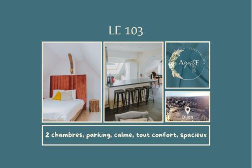 Dijon Apartment | Discover Le 103: Four-Star Stay with Private Parking