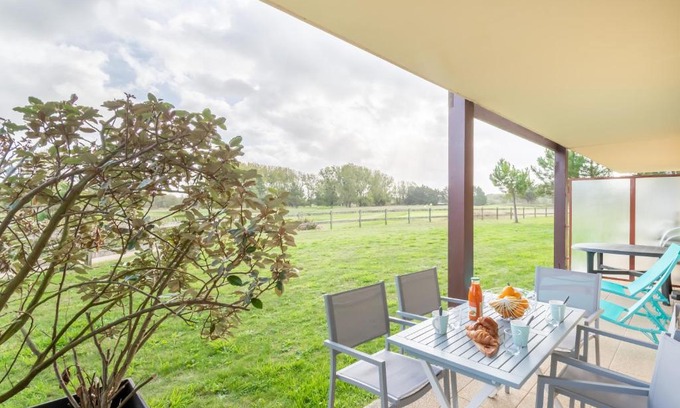 Sables-d'Or-les-Pins Apartment | Le Backspin - Family-Friendly Retreat with Pool and Spa
