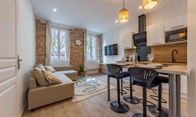 Saint - Agne Apartment | Cozy Le Bel Appart Toulouse with Family and Pet Amenities