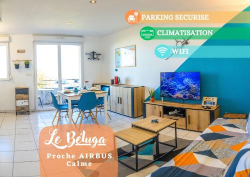Colomiers Apartment | Kid-Friendly Le Beluga – Top-Rated Near Airbus
