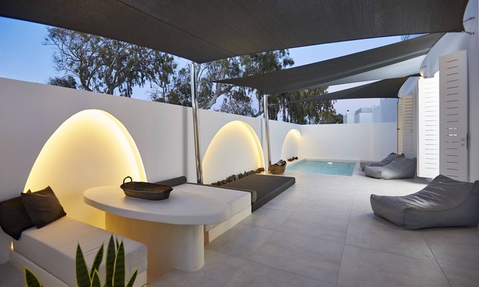 Messaria Villa | Discover Le Blanc Nest with Ocean View & Private Pool