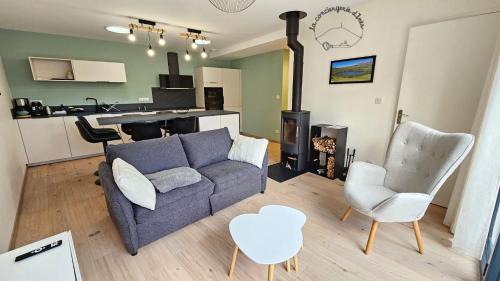 Orcines House | Relax at Le Bon'abry: Balnéo, Terrace & Garage Access