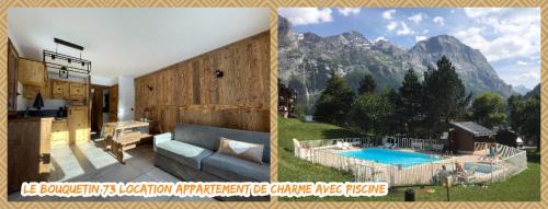 Pralognan-la-Vanoise House | Cozy Le Bouquetin 73: Poolside Chalet with Panoramic Views