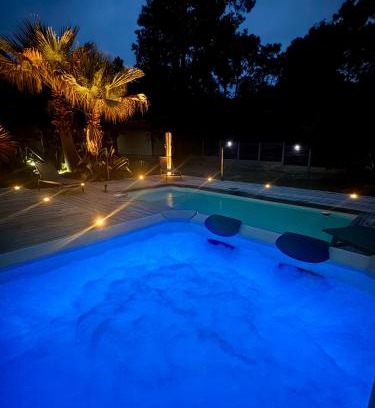 Soulac-sur-Mer Villa | Villa Soulacaise: Poolside Retreat Near the Beach