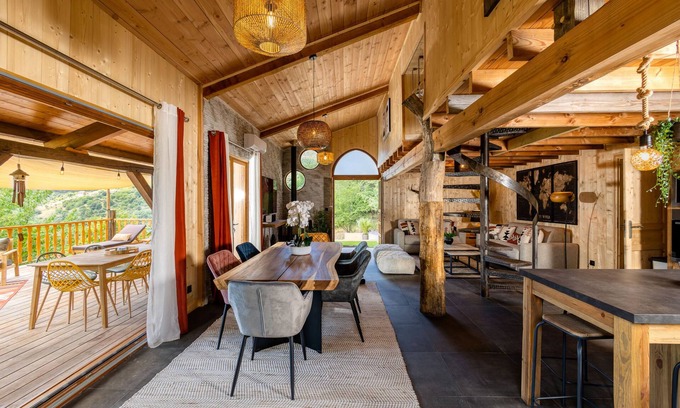 Faugeres Ski Chalet | Discover Tranquility at Le Chalet d'Anjuléa Retreat